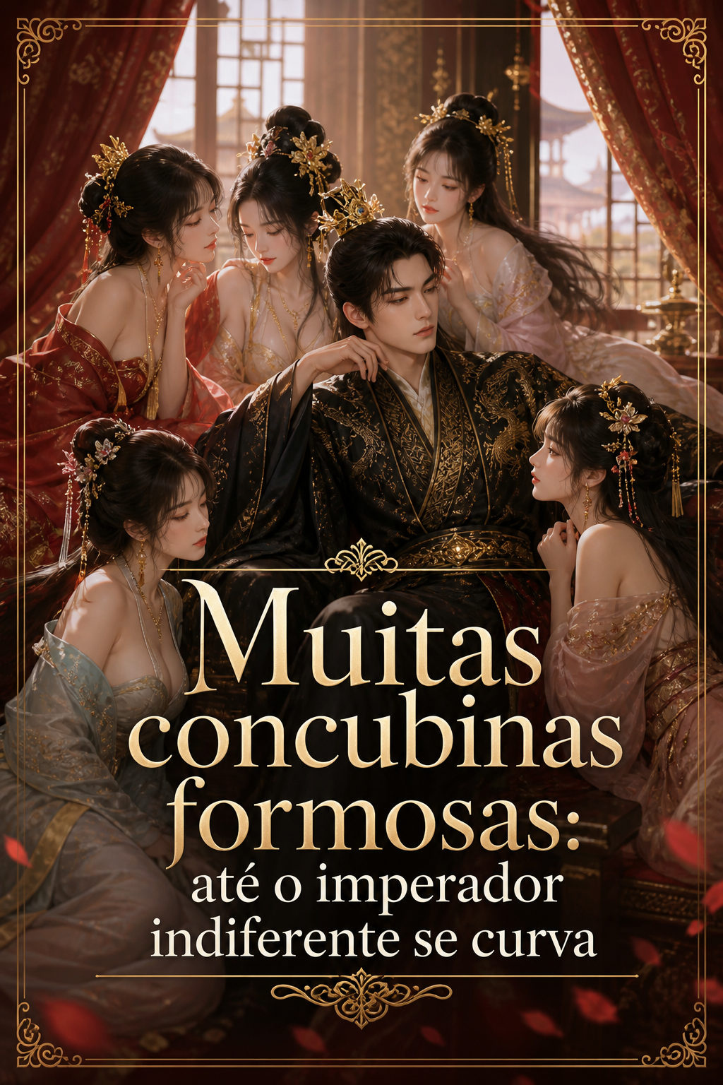 Muitas concubinas formosas: até o imperador indiferente se curva