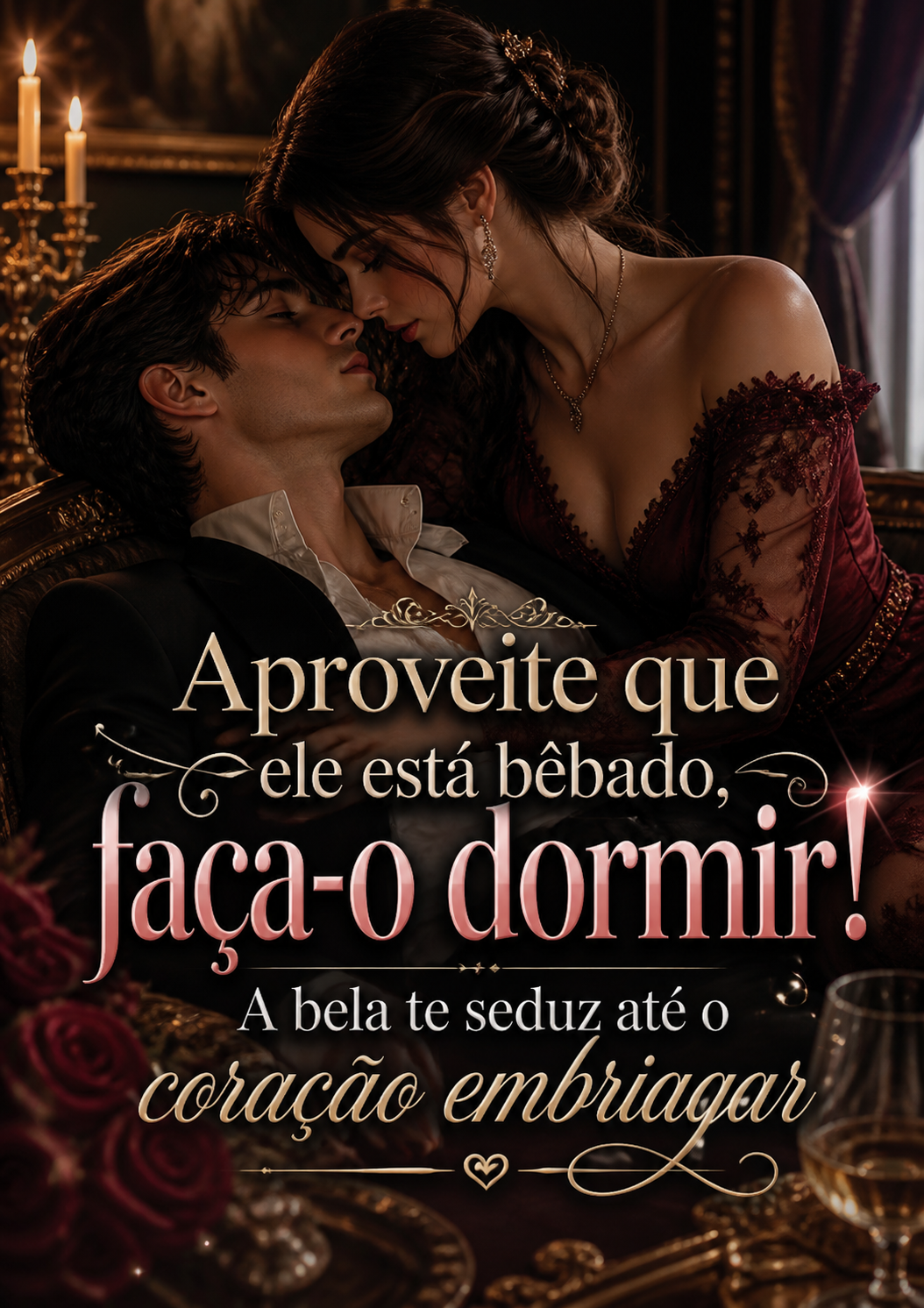 Aproveite que ele está bêbado, faça-o dormir! A bela te seduz até o coração embriagar