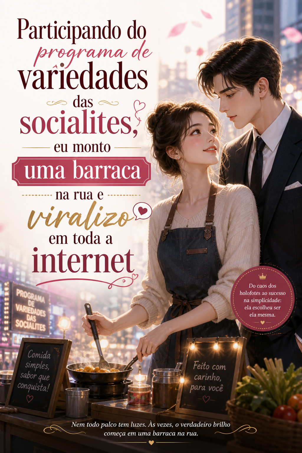 Participando do programa de variedades das socialites, eu monto uma barraca na rua e viralizo em toda a internet