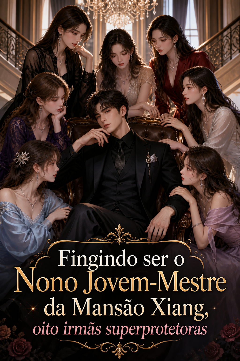 Fingindo ser o Nono Jovem-Mestre da Mansão Xiang, oito irmãs superprotetoras